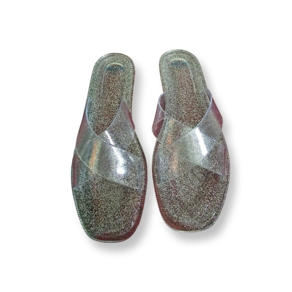 Cabana Crown & Ivy Jelly Slides Size 10